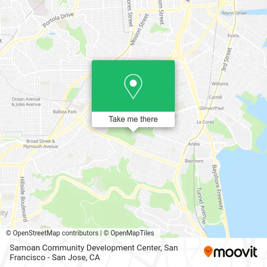 Samoan Community Development Center map