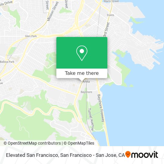 Mapa de Elevated San Francisco