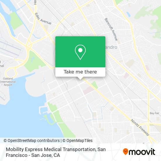 Mobility Express Medical Transportation map