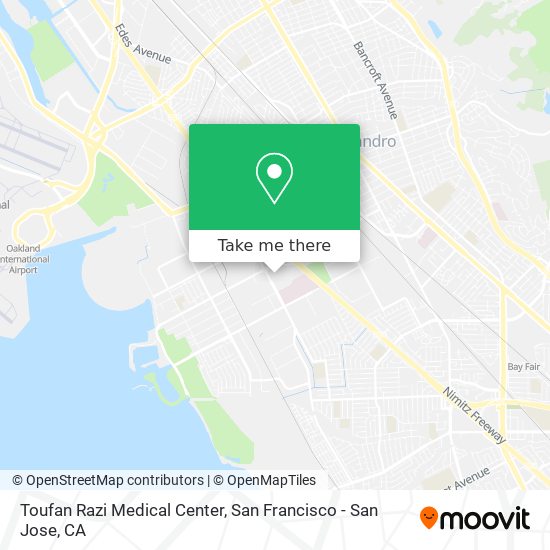 Toufan Razi Medical Center map