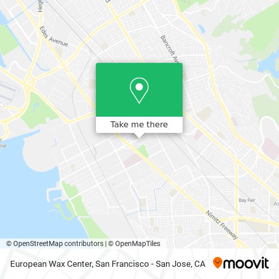Mapa de European Wax Center