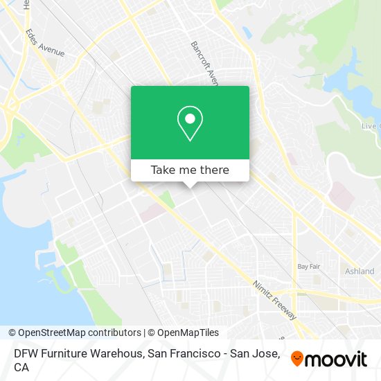 Mapa de DFW Furniture Warehous