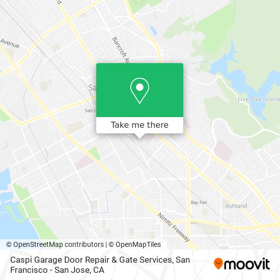 Caspi Garage Door Repair & Gate Services map