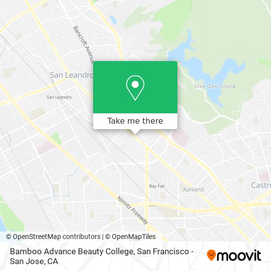 Bamboo Advance Beauty College map