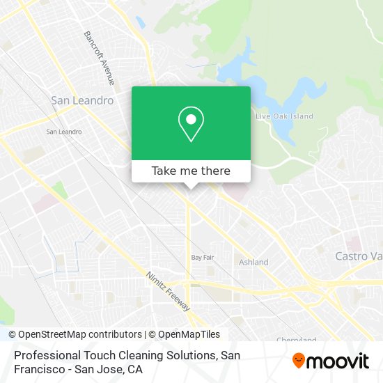 Professional Touch Cleaning Solutions map