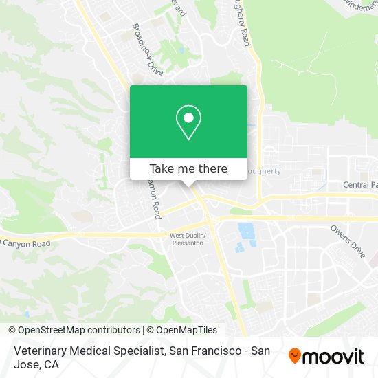 Veterinary Medical Specialist map