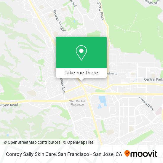 Conroy Sally Skin Care map