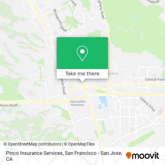 Mapa de Pinco Insurance Services