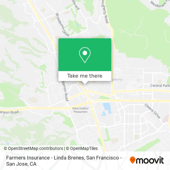 Mapa de Farmers Insurance - Linda Brenes