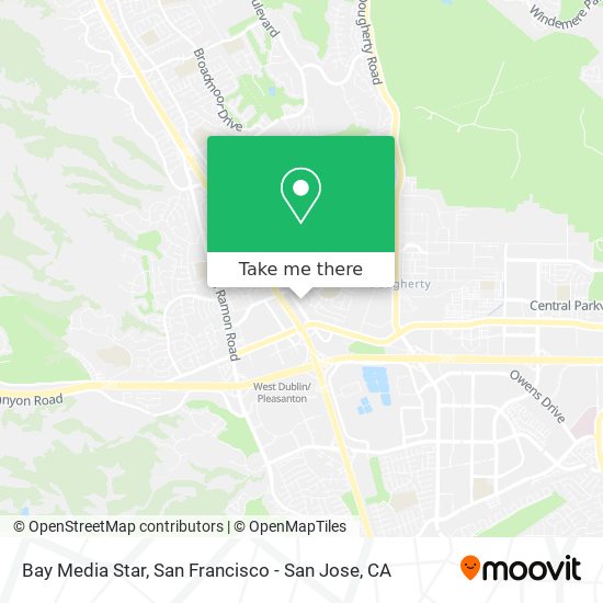 Bay Media Star map