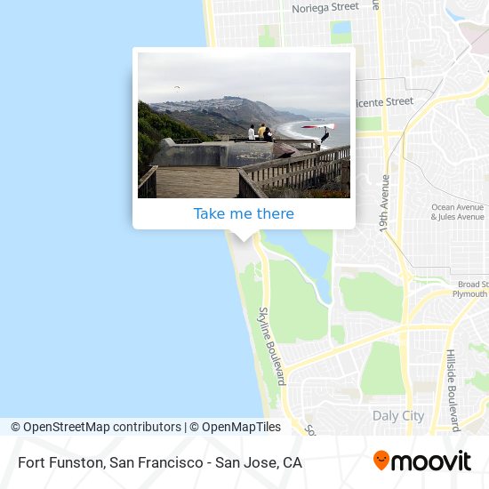 Mapa de Fort Funston