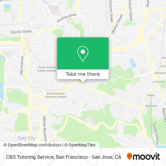 CBS Tutoring Service map