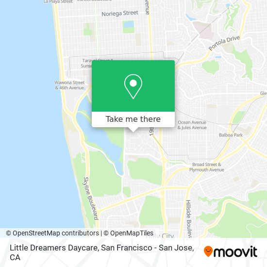 Mapa de Little Dreamers Daycare