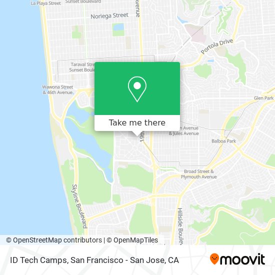 ID Tech Camps map