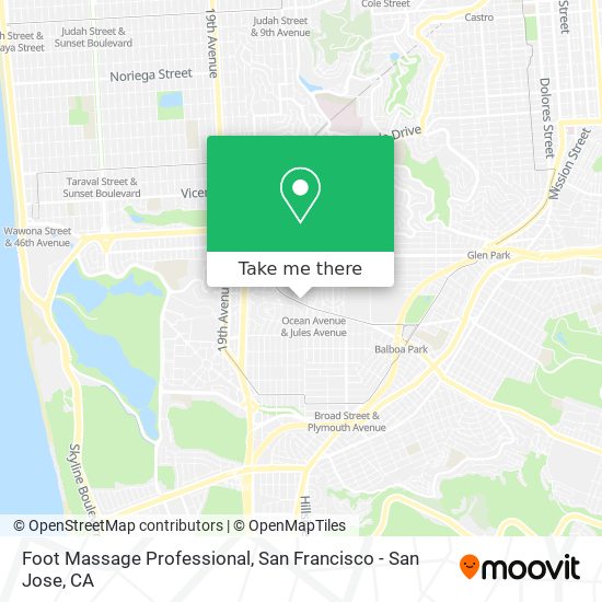 Foot Massage Professional map