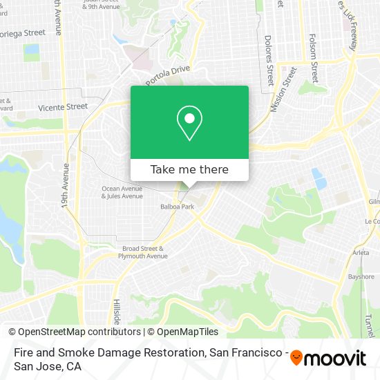 Mapa de Fire and Smoke Damage Restoration