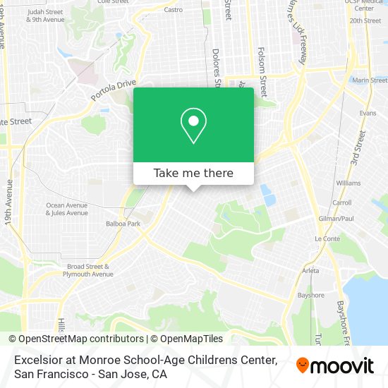 Mapa de Excelsior at Monroe School-Age Childrens Center