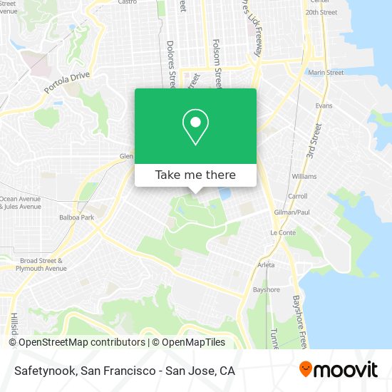 Safetynook map