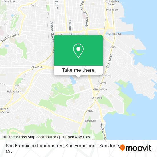 Mapa de San Francisco Landscapes