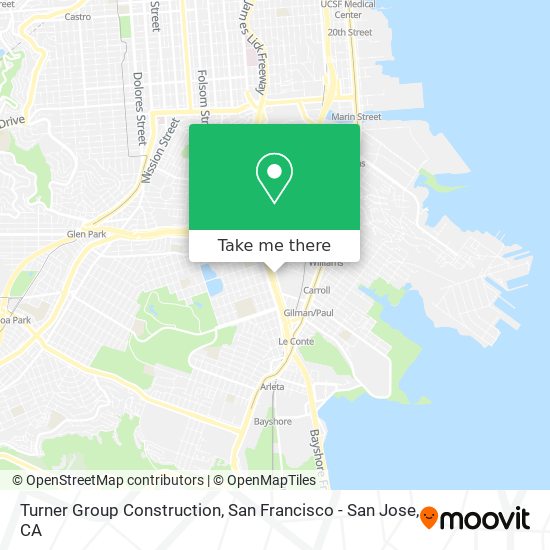 Mapa de Turner Group Construction