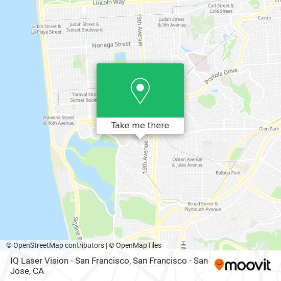 IQ Laser Vision - San Francisco map