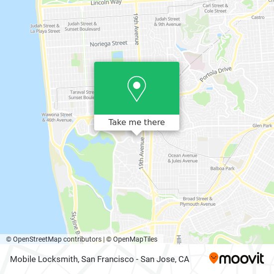 Mobile Locksmith map