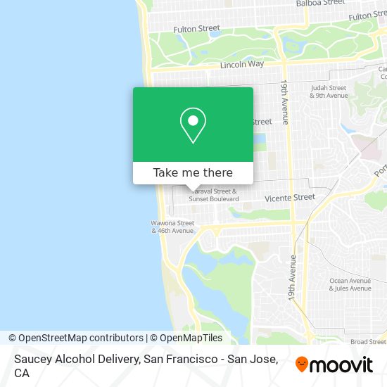 Saucey Alcohol Delivery map