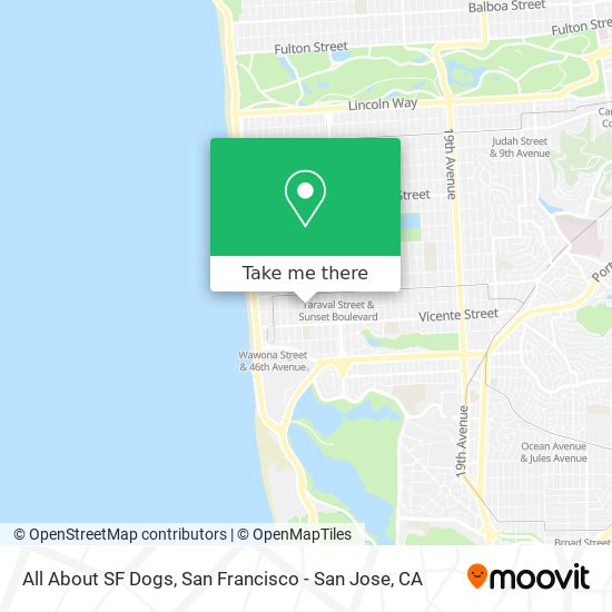 All About SF Dogs map
