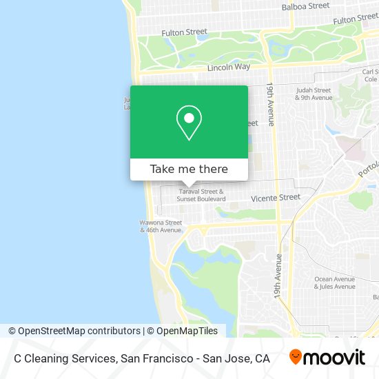 C Cleaning Services map