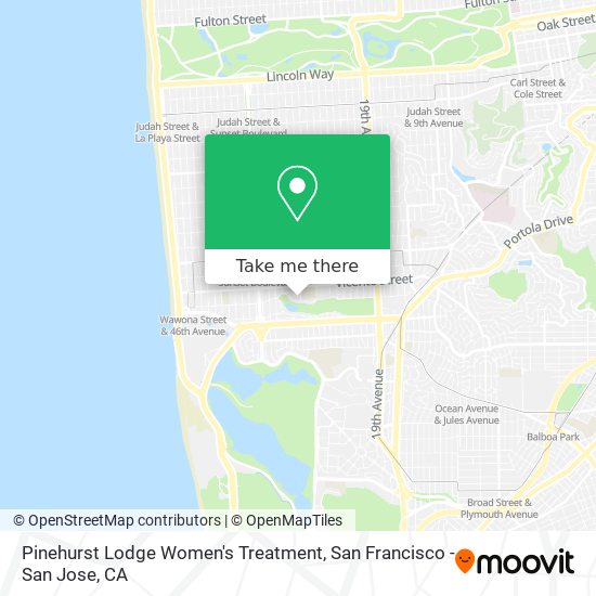 Mapa de Pinehurst Lodge Women's Treatment