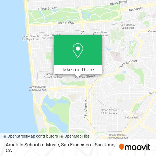 Amabile School of Music map