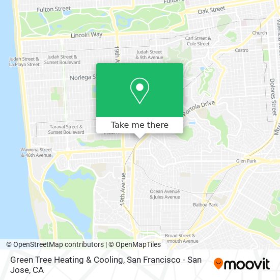 Green Tree Heating & Cooling map