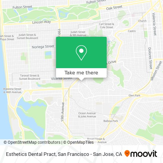 Mapa de Esthetics Dental Pract