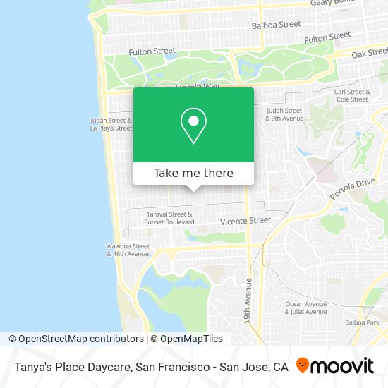 Mapa de Tanya's Place Daycare