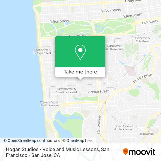 Mapa de Hogan Studios - Voice and Music Lessons