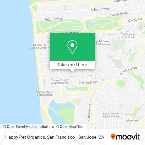 Mapa de Happy Pet Organics