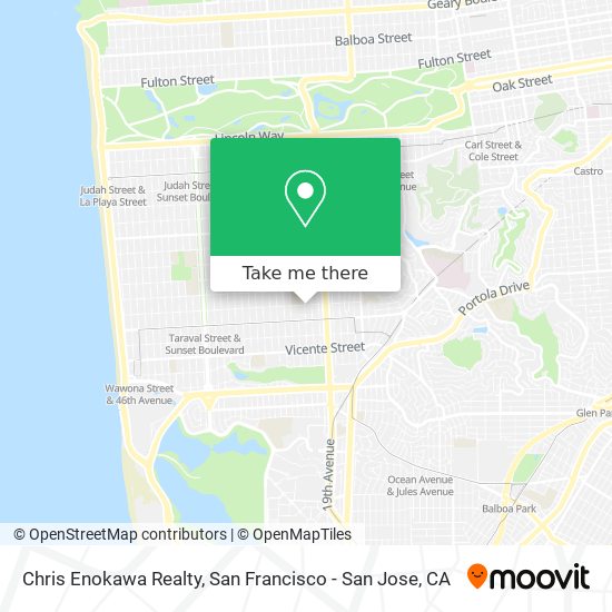 Chris Enokawa Realty map