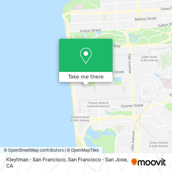 Kleytman - San Francisco map