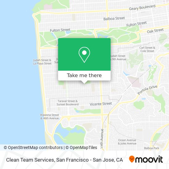 Clean Team Services map