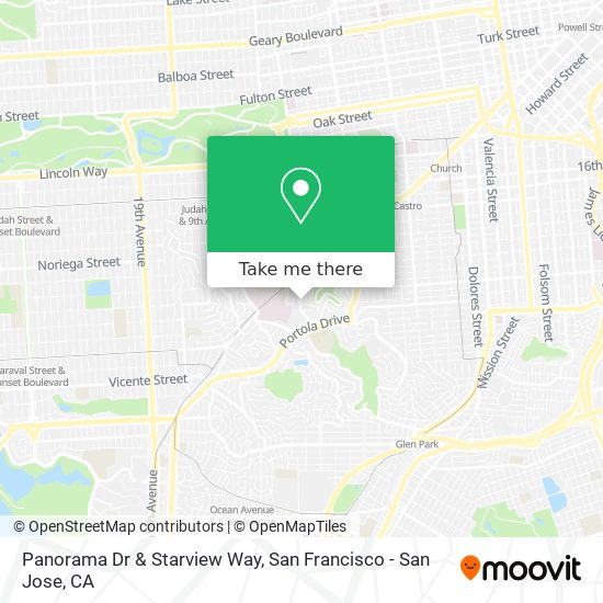 Mapa de Panorama Dr & Starview Way