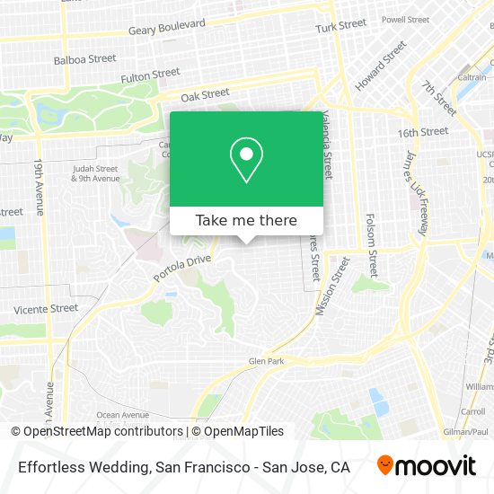 Mapa de Effortless Wedding