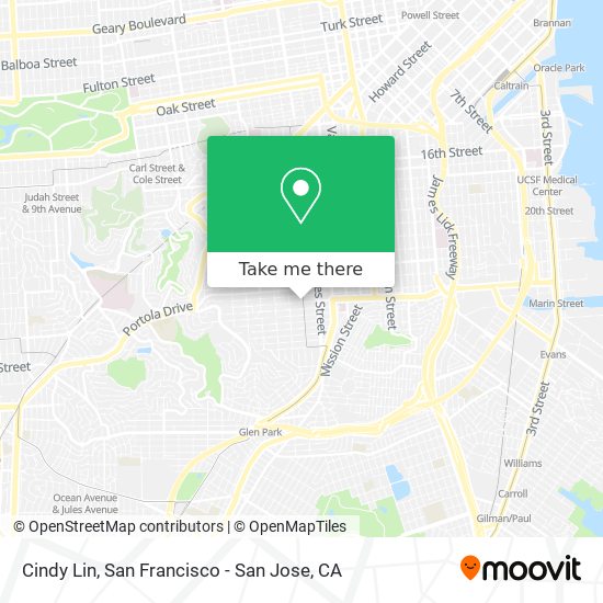 Cindy Lin map