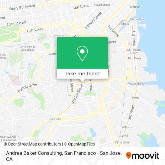 Andrea Baker Consulting map