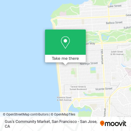 Gus's Community Market map