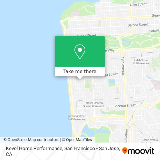 Kevel Home Performance map