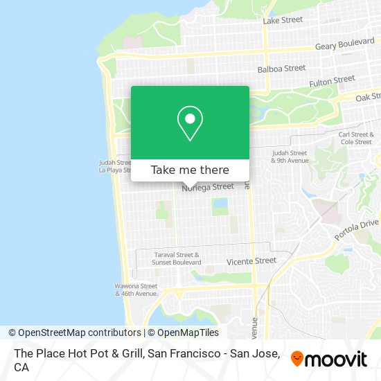 The Place Hot Pot & Grill map