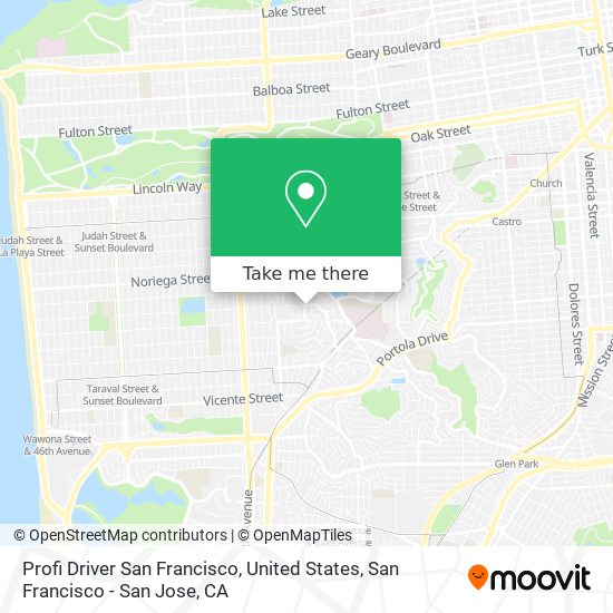 Profi Driver San Francisco, United States map