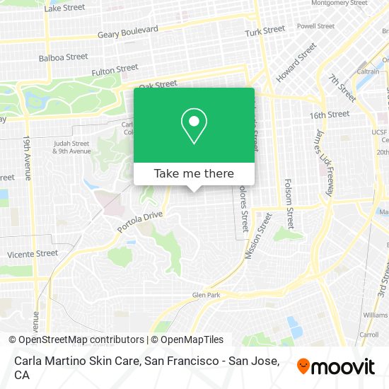 Carla Martino Skin Care map