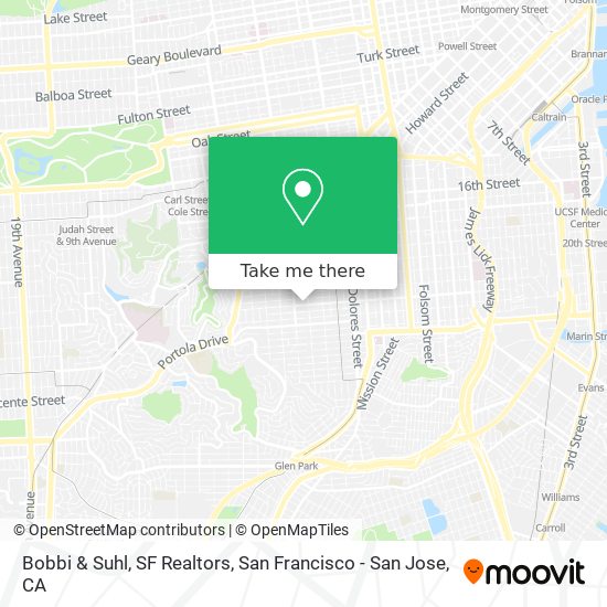 Bobbi & Suhl, SF Realtors map
