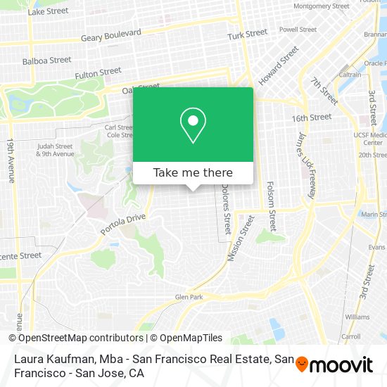 Mapa de Laura Kaufman, Mba - San Francisco Real Estate